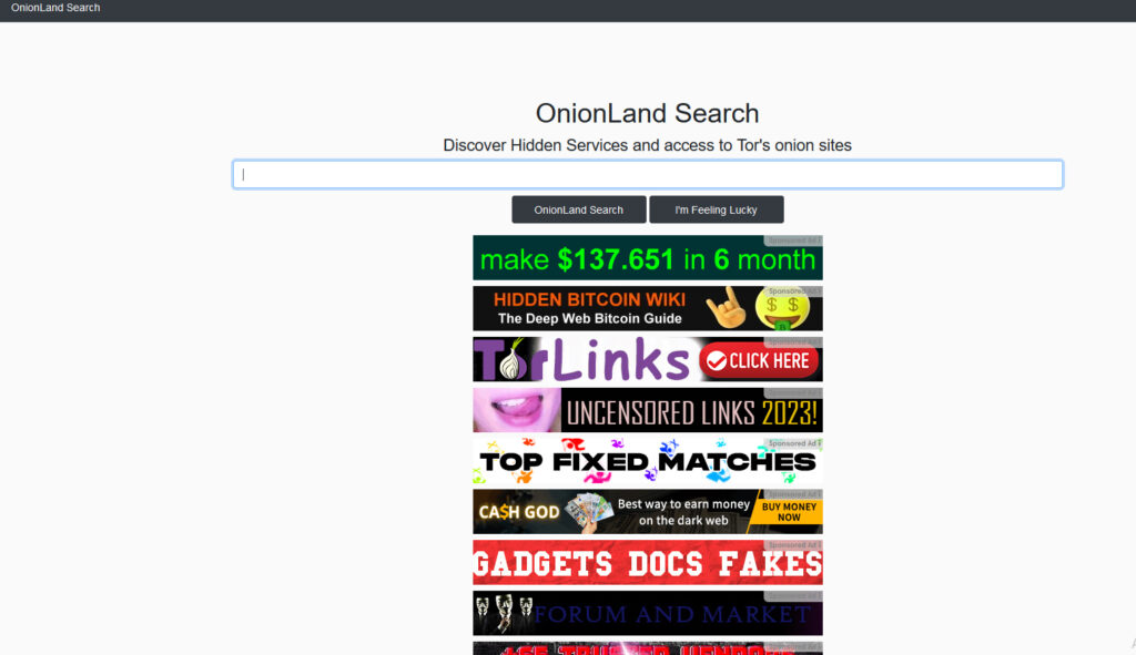 OnionLand Search Engine