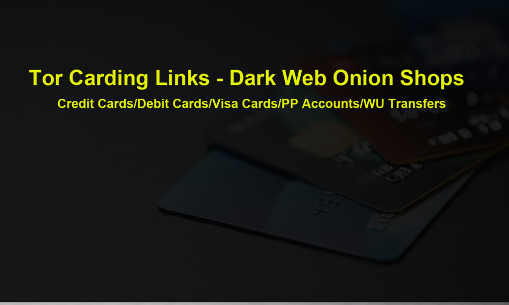 Tor Carding Links