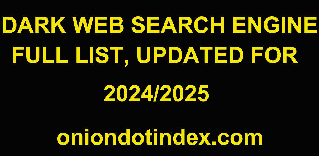 Dark Web Search Engine