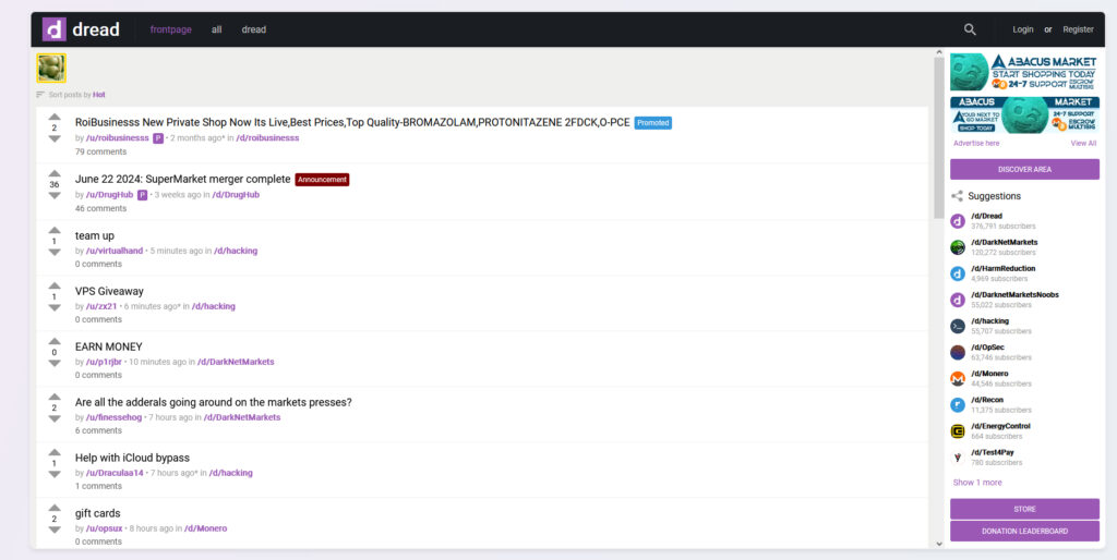 Dread Forum Onion Link