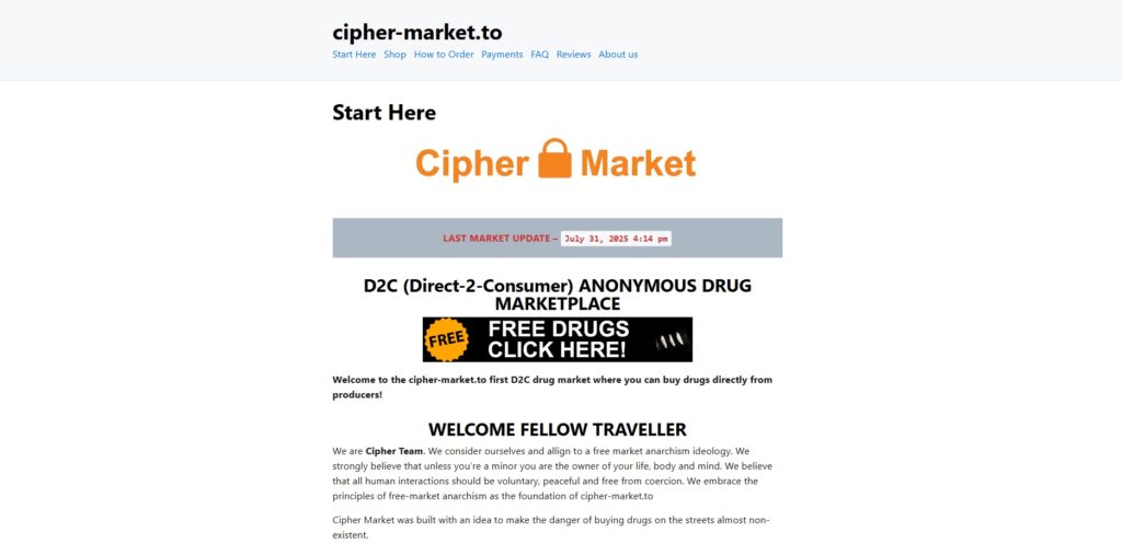 cipher market